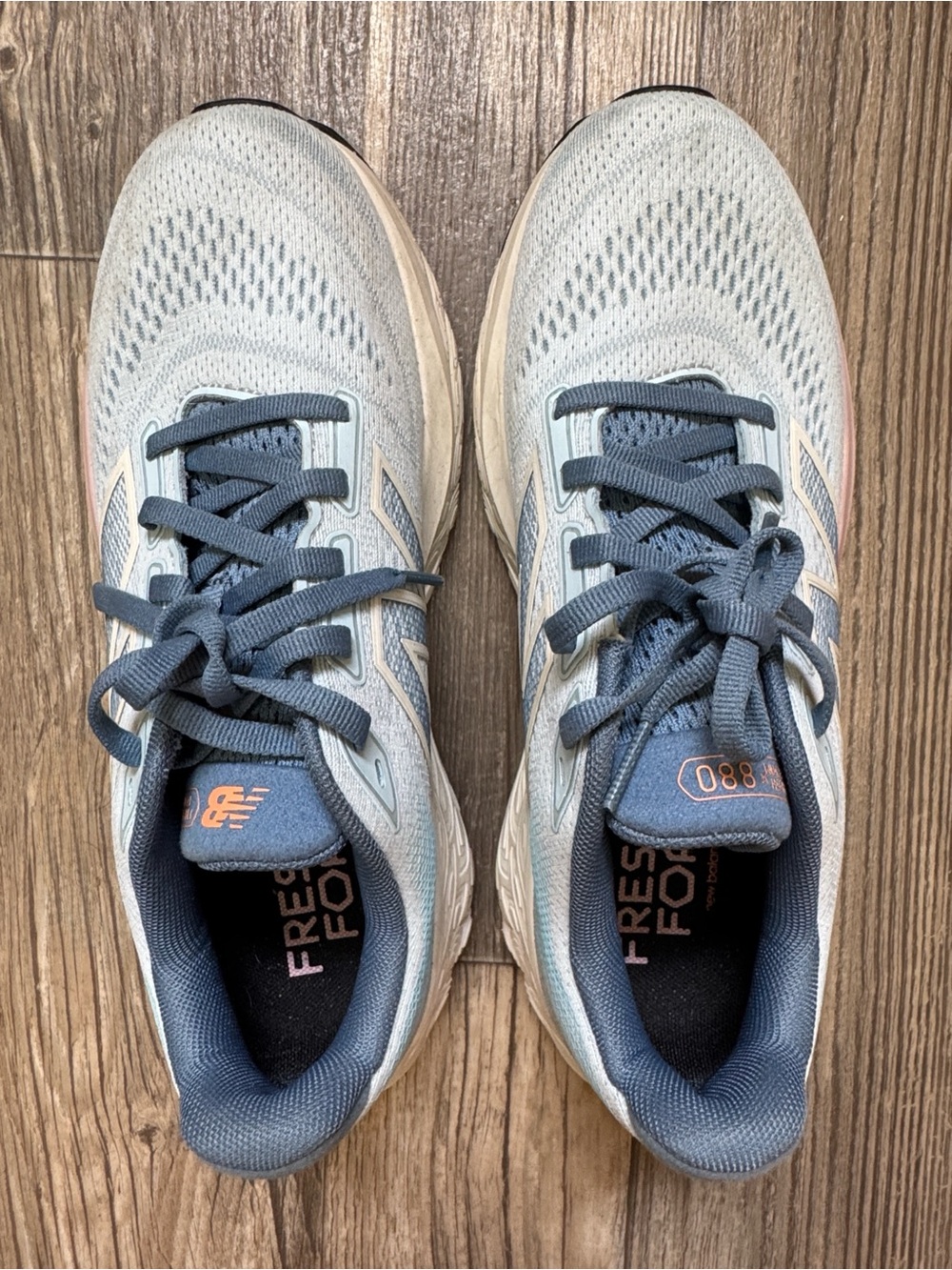 New Balance Fresh Foam X 880v14 Running Shoes Blue White Orange Size 8 - Picture 3 of 8